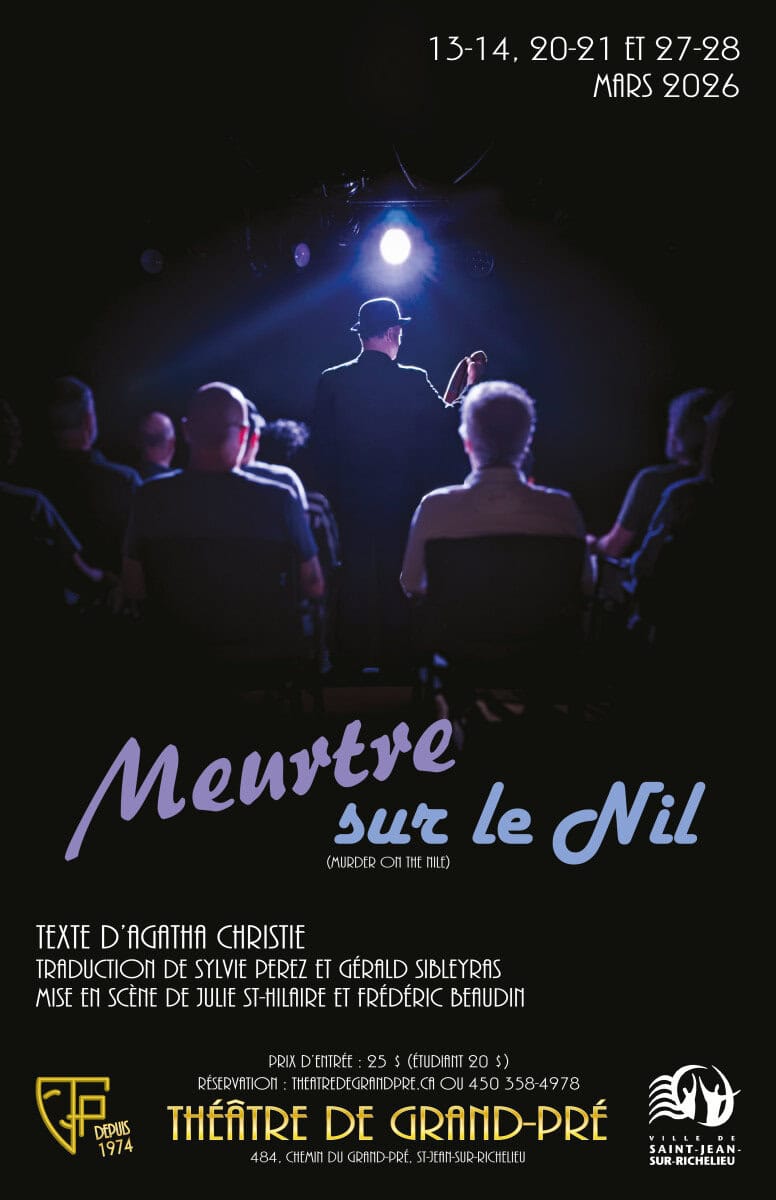 Meurtre sur le Nil – théâtre de Grand-Pré