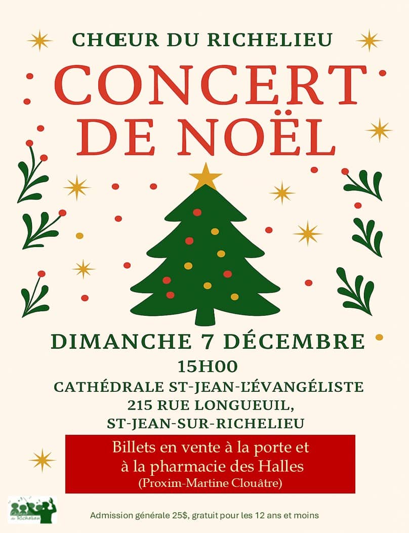 Concert de Noël, Chœur du Richelieu