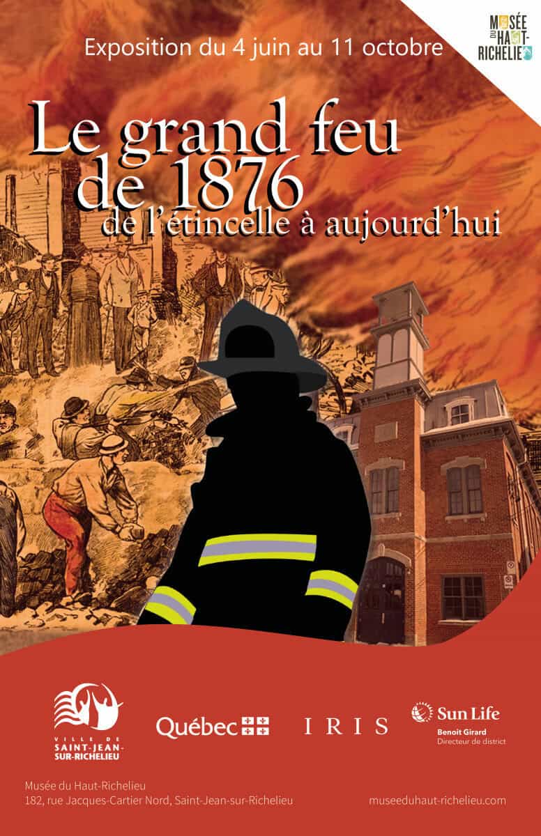 Exposition sur le grand feu de 1876 au Musée du Haut-Richelieu